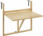 Wenko Folding balcony table for railing WAIKIKI