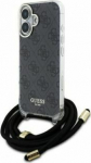 Guess IML 4G Printed Crossbody Strap Case for Apple iPhone 16