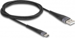 Delock USB Type-C kabel 1m Sort