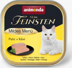 ANIMONDA Vom Feinsten Adult Mildes Menu Turkey with cheese - wet cat food - 100g