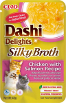 INABA CAT Dashi Delights Silky Broth Chicken with Salmon - cat treat - 40g