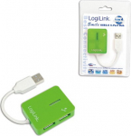 Logilink | USB 2.0 Hub 4-Port, Smile, Green