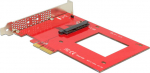 Delock PCI Express Card > 1 x internal U.2 NVME - Speicher-Controller - 2.5" (6.4 cm)