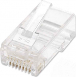 Intellinet Wtyk RJ45 Cat5e UTP, for a cable, 100 szt, 790055 - Modular plug RJ-45 Cat5e, for a cable, 100 szt