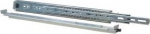Inter-Tech 18" Telescopic rail set for IPC Silber