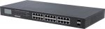 INTELLINET PoE+ Switch 24-Port Gigabit with 2 SFP-Ports 370W