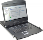 Digitus Console 19 LCD z touchpad KVM 8 ports 1U a set of cables (8xDS-19231) Keyboard US