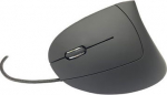 MediaRange Maus ergonomic Vertical links USB schwarz