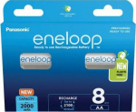 Rechargeable batteries PANASONIC ENELOOP AA 2000 mAh 8 szt (BK-3MCDE/8HH)