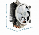 Cooler CPU Gembird Huracan X130 (CPU-HURACAN-ARGB-X130)
