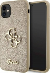 Guess GUHCN61HG4SGD Glitter Script Big 4G Hardcase for iPhone 11/Xr 6.1" / gold