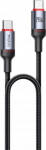 yesido Kabel CA185 240W Type-C/Type-C 1.2m 5A, BLACK / CZARNY