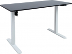 Desk ERGO LIGHT with 1 motor 120x60xH73-118cm, black/white