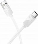Kabel USB Hoco Kabel USB A do USB C Hoco 3A 1 m X114 white
