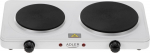 Adler Hot Plate | AD 6520 | Number of burners/cooking zones 2 | White | Electric