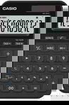 Lauakalkulaator Casio MS-20YC-BK must - 12 kohaline, tava- ja p&auml;ikesepatarei, 118gr, 18x101x155mm, Casio loogika
