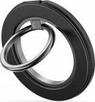 4kom.pl Finger holder with Tech-Protect plate MMR600 Magnetic MagSafe Phone Ring Satin Black