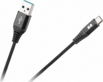 Kabel USB Rebel Comp USB-A - USB-C 0.5 m Czarny (RB-6001-050-B)