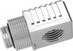 Barrow Special Adapter 90 Grad G1/4 Zoll IG auf G1/4 Zoll IG - silber