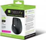 Techly Wireless Mouse 2.4GHz RF USB ergonomic 8000 dpi
