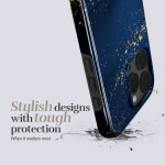 MIO Midnight Sparkle Magsafe Case Compatible for iPhone 17 Pro, blue