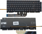 DEL Keyboard DELL G15 5510, with backlight, US