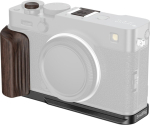 SMALLRIG 6237 L-SHAPED MOUNT PLATE WITH WOODEN HANDLE FOR FUJIFILM X-E5 (EBONY, BLACK)