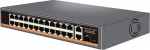 Hismart PoE switch 18ch 100Mbps + 6ch 1000Mbps + 2G uplink + 1G SFP