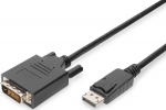 DIGITUS DisplayportKabel DPort -> DVI(24+1) St/St 8K 1m