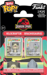 Funko Bitty Pop! 2-Pack: Jurassic Park - Velociraptor & Brachiosaurus Vinyl Figures