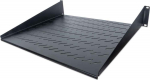 Intellinet 712514 Shelf 2U 400mm Rack 19", 2 fixing points, perforated, czarna - Intellinet 712514 Shelf 2U 400mm Rack 19", 2 fixing points, perforated, czarna