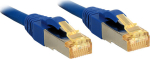 Lindy 0.3M RJ45 S/FTP LSZH, NETZWERKKABEL BLAU