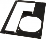 DimasTech PCI-Backpanel Micro-ATX, 5 Slots - graphite black