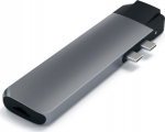 Satechi USB Type-C Pro Hub 4K HDMI and Ethernet - adapter, Space Gray