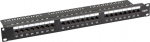 EFB Elektronik EFB-Electronics ECOLAN - Patch Panel - CAT 6 - UTP - RAL 9005 - 1U - 48.3 cm (19")