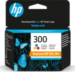 HP 300 TRI-COLOR ORIGINAL INK, EN/PL/HU/CZ/SL CARTRIDGE