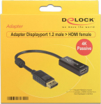 DELOCK Displayport Adapter DP -> HDMI St/Bu 4K Passive
