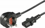 MicroConnect Power Cord UK Type G - C13 1M, UK Type G, BS 1363 - C13