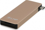 LMP 18958 - USB 3.2 Gen 1 (3.1 Gen 1) Type-C - Gold - MicroSD (TransFlash) - SD - SDHC - SDXC - USB 3.2 Gen 1 (3.1 Gen 1) Type-A - USB 3.2 Gen 1 (3.1 Gen 1) Type-C - 107 g
