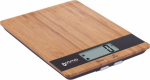 Oromed kitchen scale made of natural bamboo wood