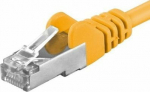 PremiumCord PREMIUMCORD Patch kabel CAT6a S-FTP, RJ45-RJ45, AWG 26/7 1m žlut&aacute;