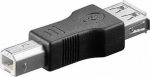 Adapter USB PremiumCord USB-A - USB-B Czarny (kur-2)