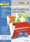 GENIE Laminiertaschen 25 A4 selbstklebend 80 Mic