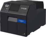 EPS Epson ColorWorks CW-C6000Ae, matte black ink, cutter, disp., USB, Ethernet, black - colour label printer, ink-jet (multicoloured), media width (max.): 112 mm, print width (max.): 108 mm, roll diameter (max.): 203 mm, speed (max.): 119 mm/s, cutte ...