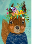 Heye Puzzle 1000 el. Floral Friends, Squirrel, Mia Charro