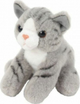 Beppe Cat mascot sitting gray 13 cm
