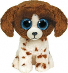Meteor Mascot Ty Beanie Boos Dog brown and white - Muddles 15 cm