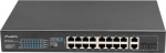 Lanberg switch 16x 100Mb&nbsp;PoE+/2x Combo unmanageable rack 19" 250W - switch/switch PoE+ | 16 ports 100Mb PoE+ | 2x combo Rack 19" Gigabit Ethernet 250W
