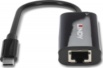 Lindy Network adapter - USB-C 3.2 Gen 1 - Gigabit Ethernet x 1 + USB (Only power supply)