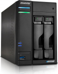 Asustor LOCKERSTOR 2 Gen2 (AS6702T) NAS Desktop Intel&reg; Celeron&reg; N5105 4 GB DDR4 0 TB ADM Black